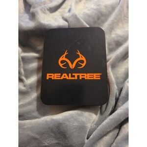 Realtree Leather , Tin Gift Box Canvas Leather Trim